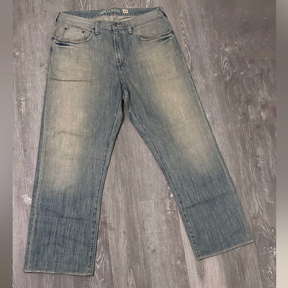 Guess Men’s Sand Blast Light Washed Denim Jeans
